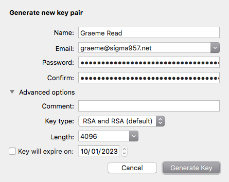 GPG Keychain for macOS